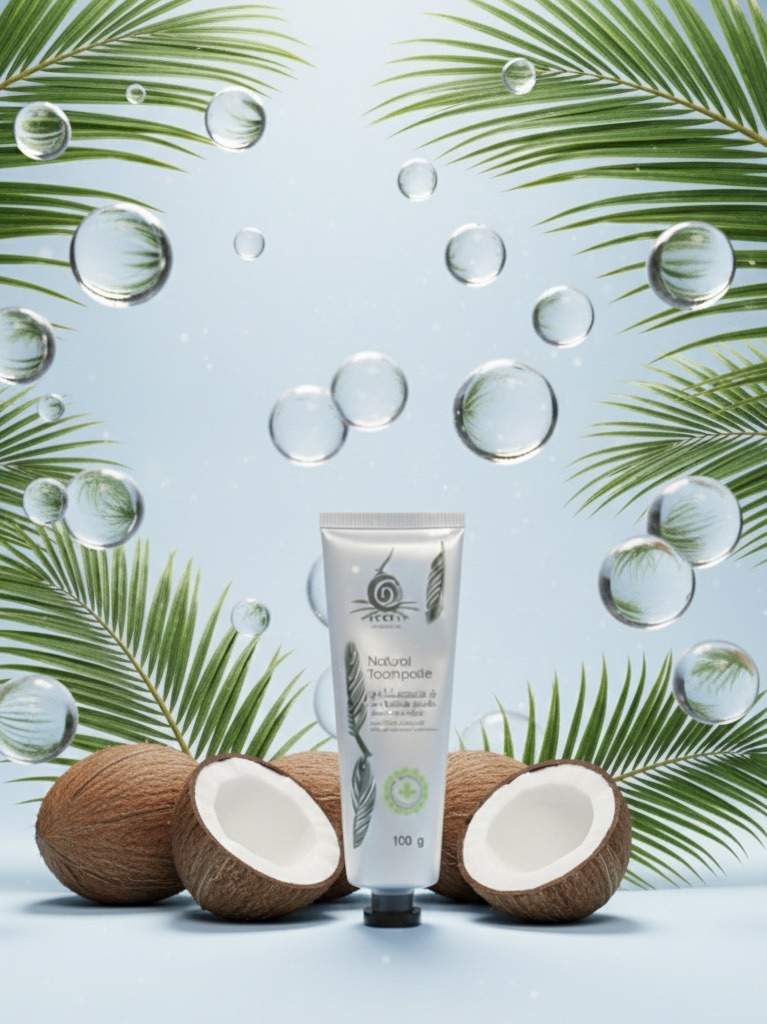 ยาสีฟันสมุนไพร น้ำมันมะพร้าว