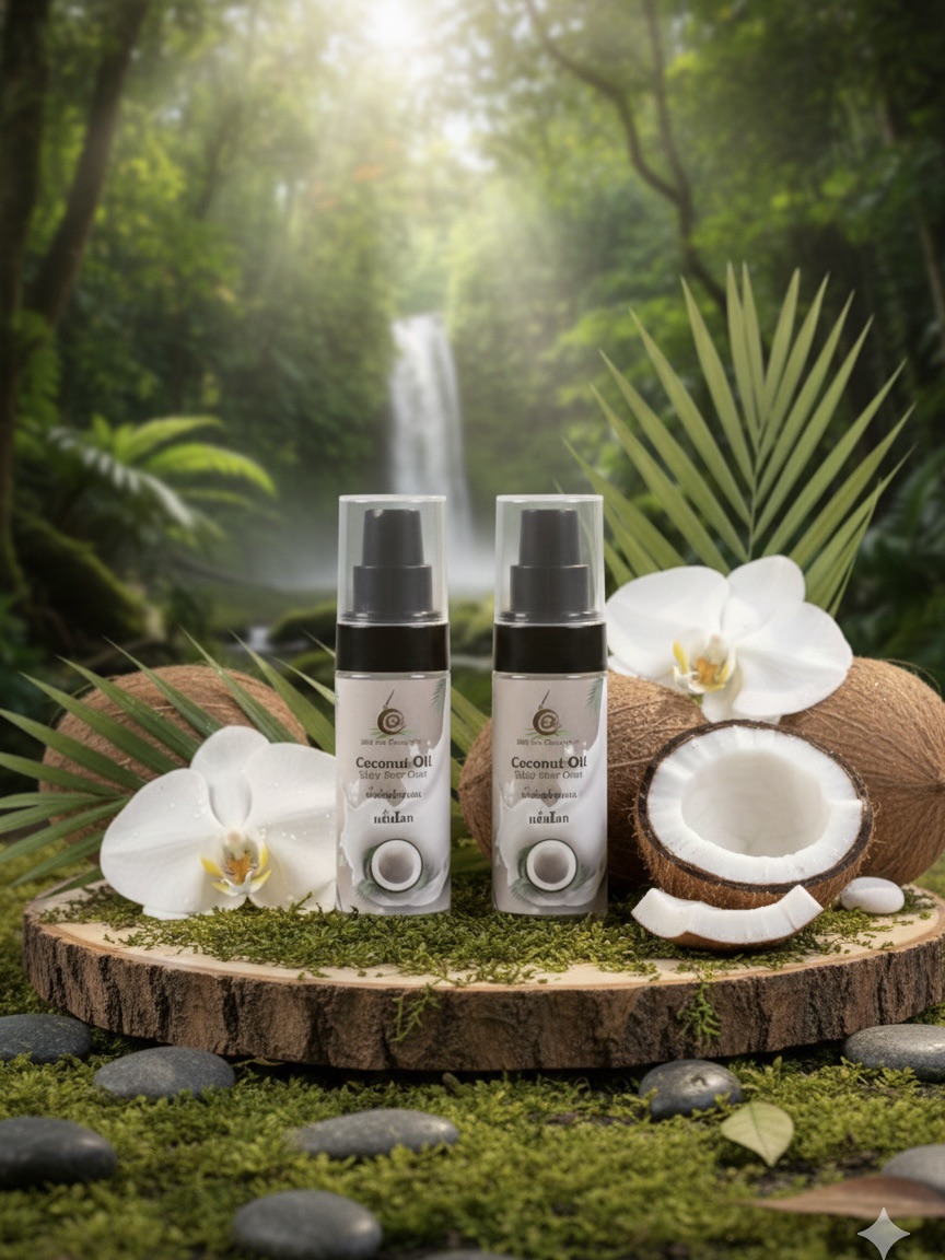 แพ็คคู่ออยบำรุงผมน้ำมันมะพร้าว