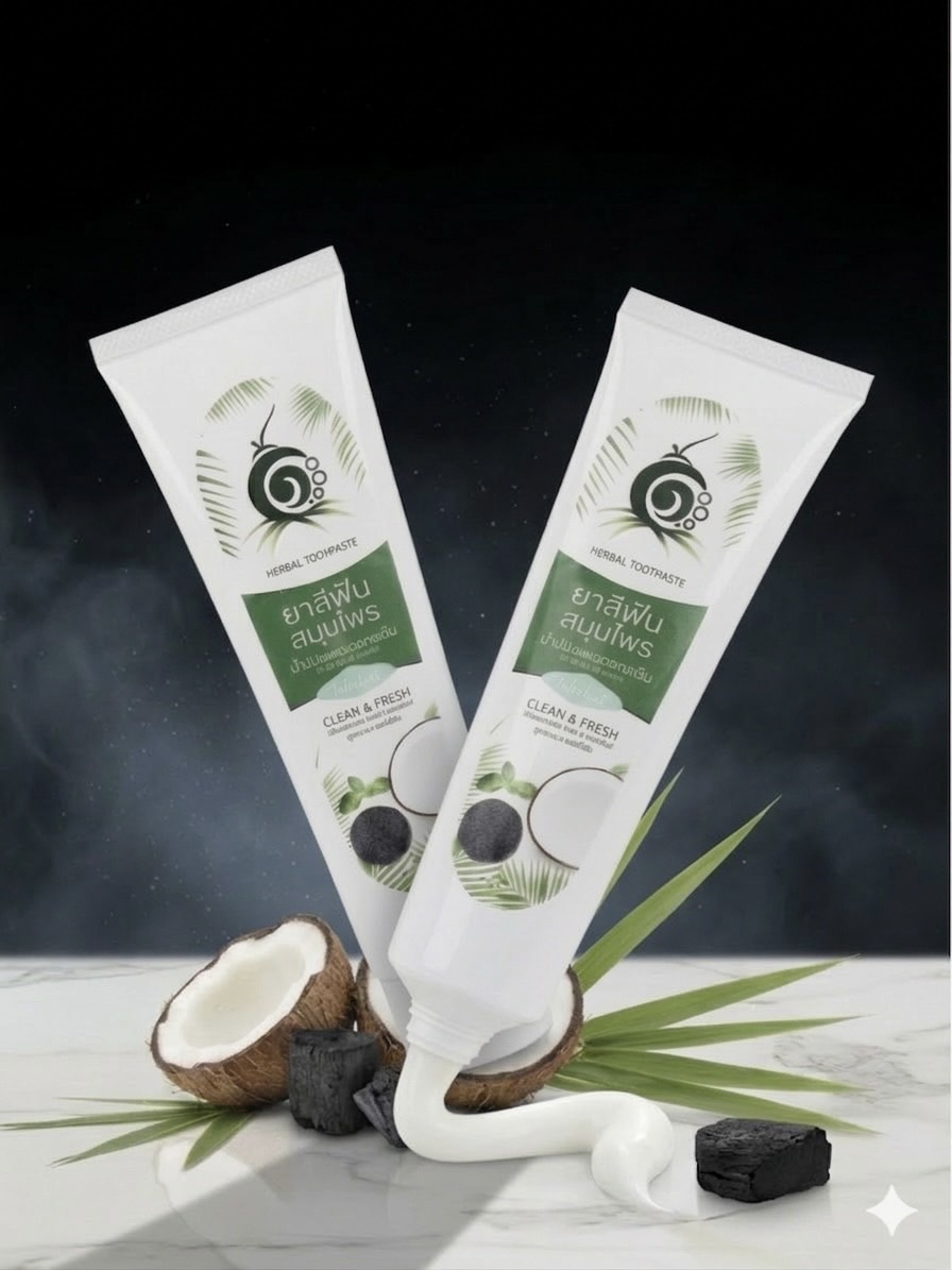 แพ็คคู่ยาสีฟันสมุนไพร