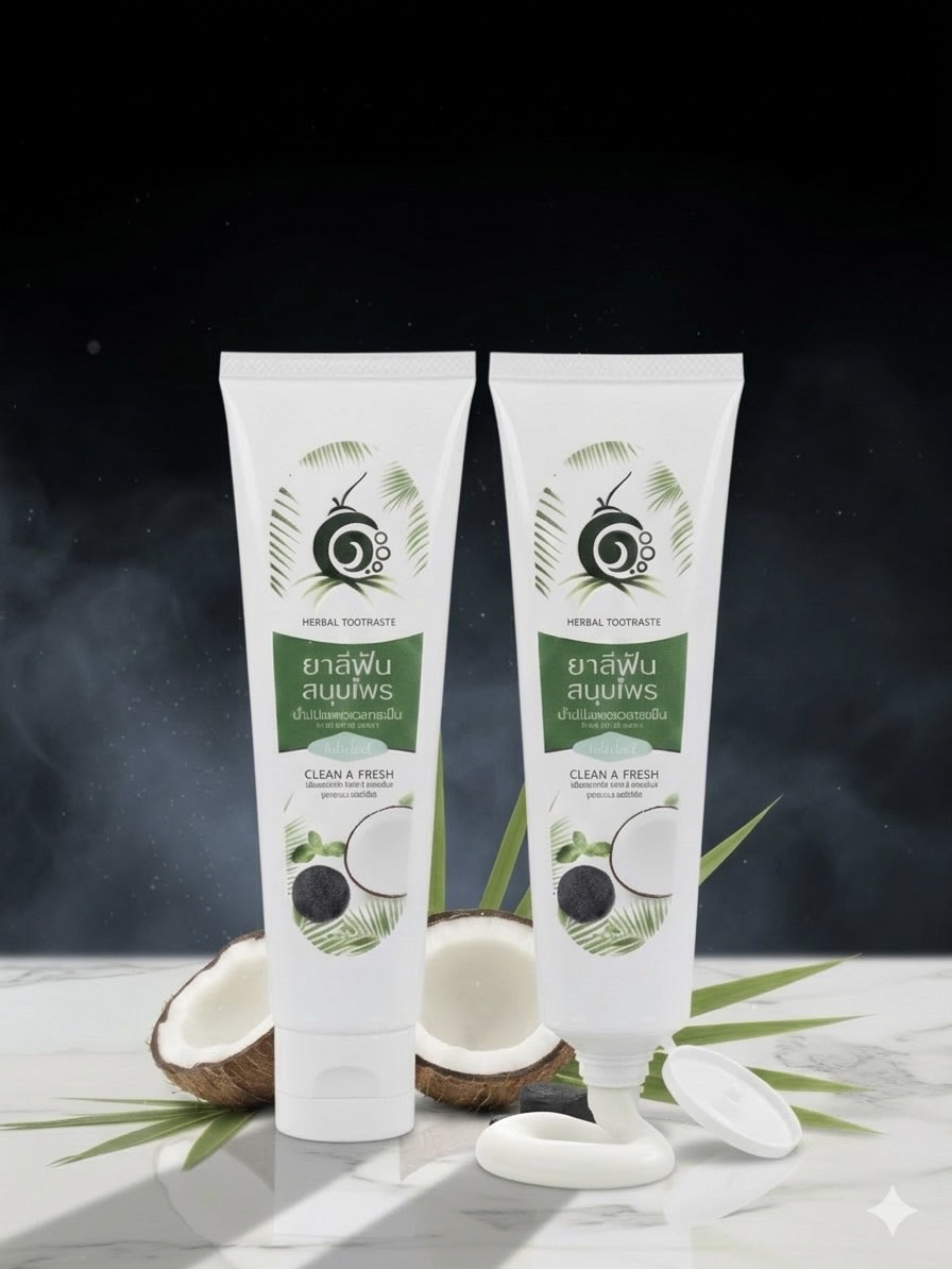 แพ็คคู่ยาสีฟันสมุนไพร