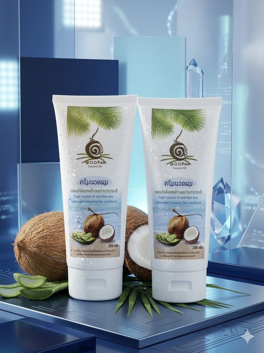 ครีมนวดผมน้ำมันมะพร้าว