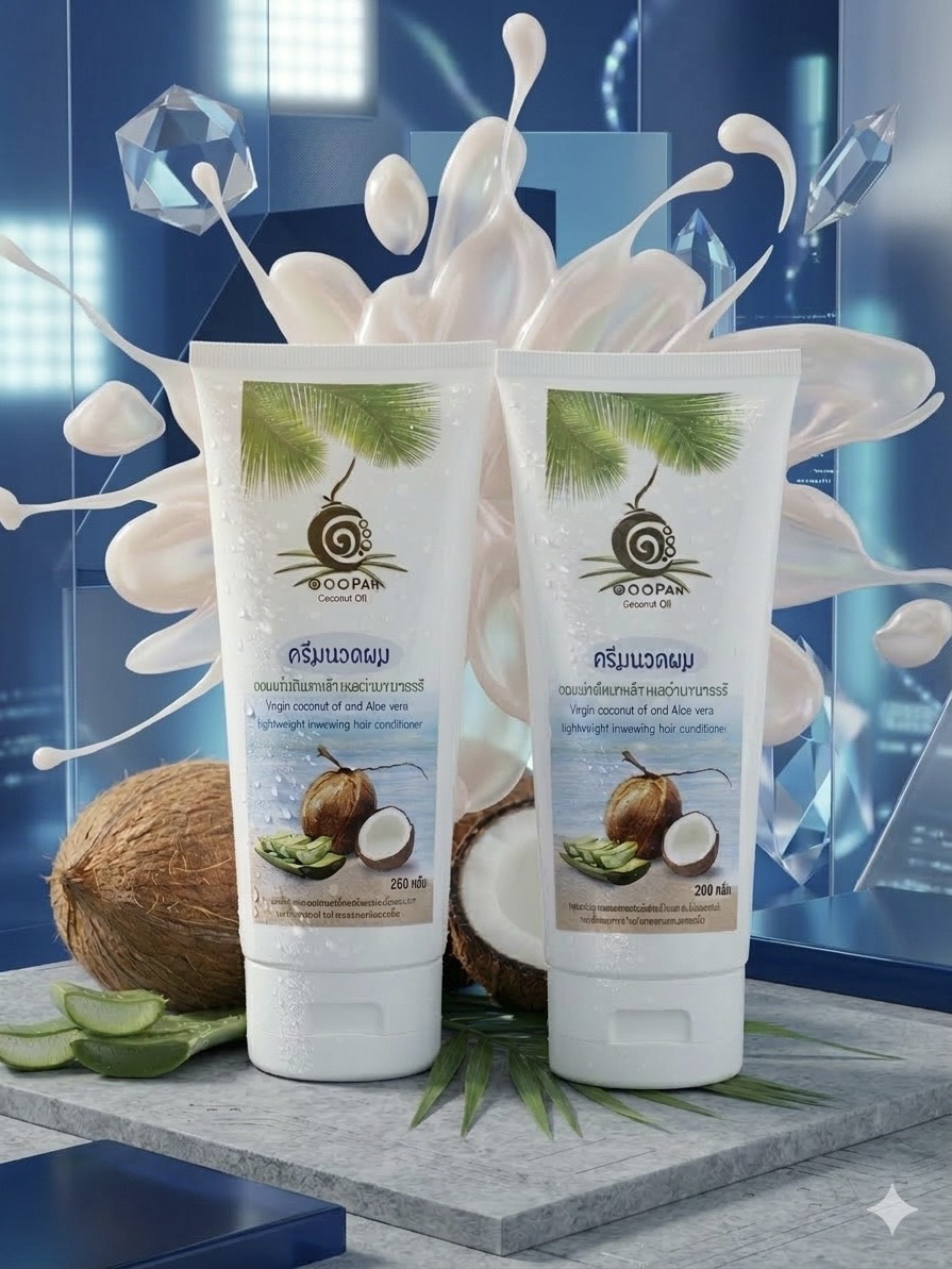 ครีมนวดผมน้ำมันมะพร้าว