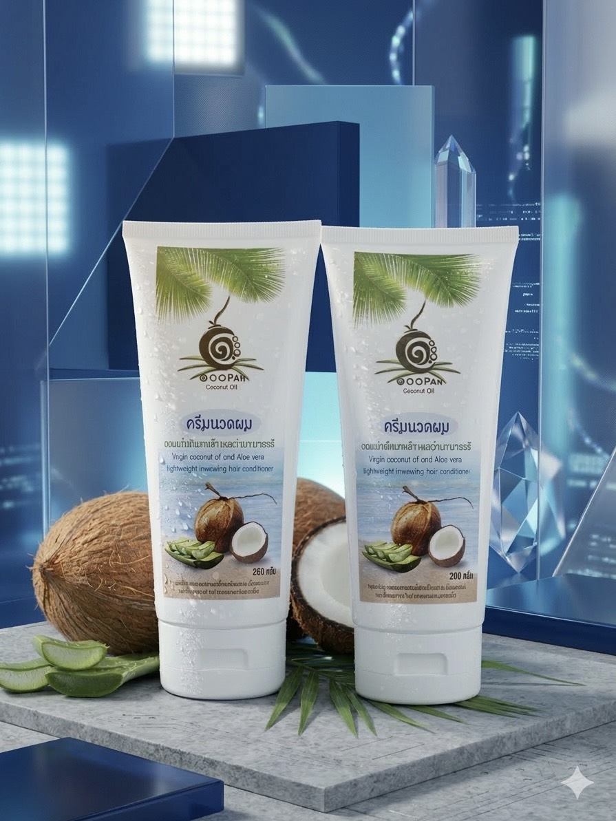 ครีมนวดผมน้ำมันมะพร้าว