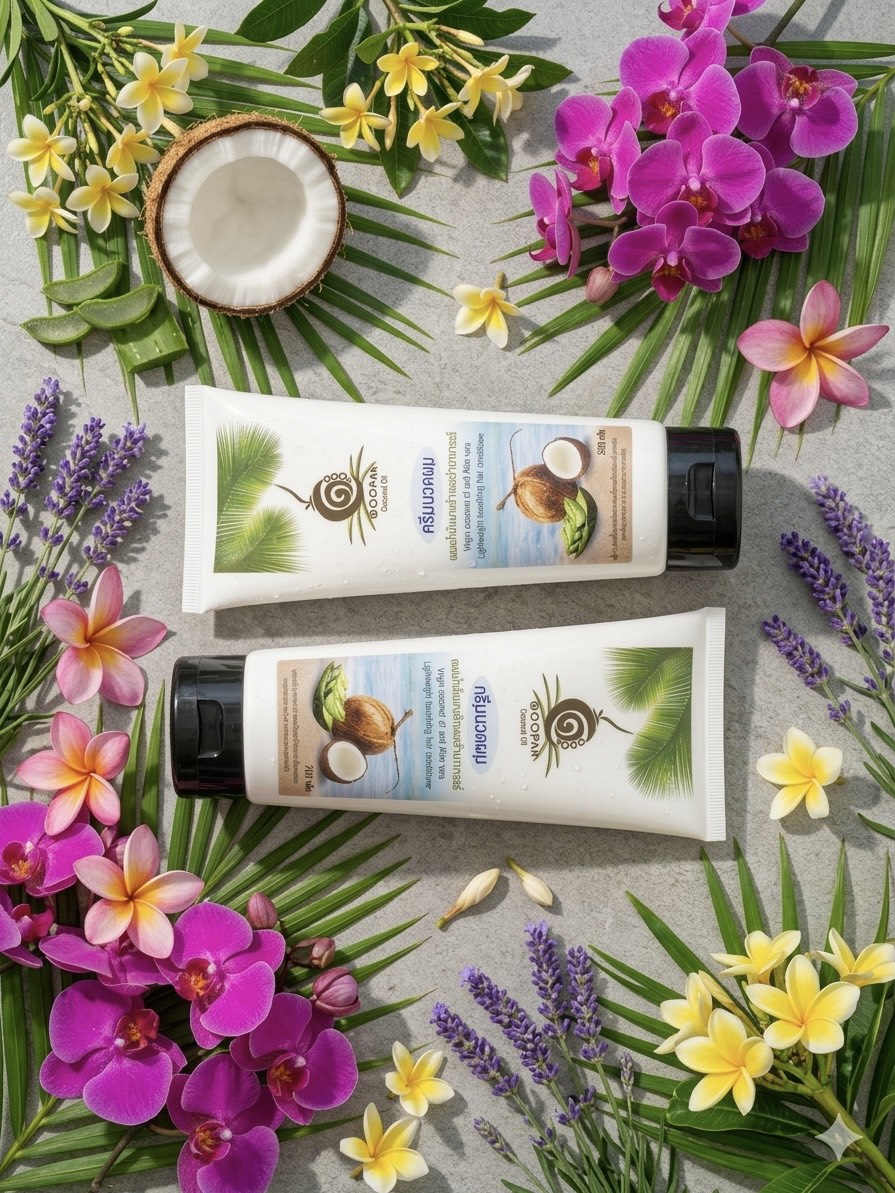 แพ็คคู่ครีมนวดน้ำมันมะพร้าว