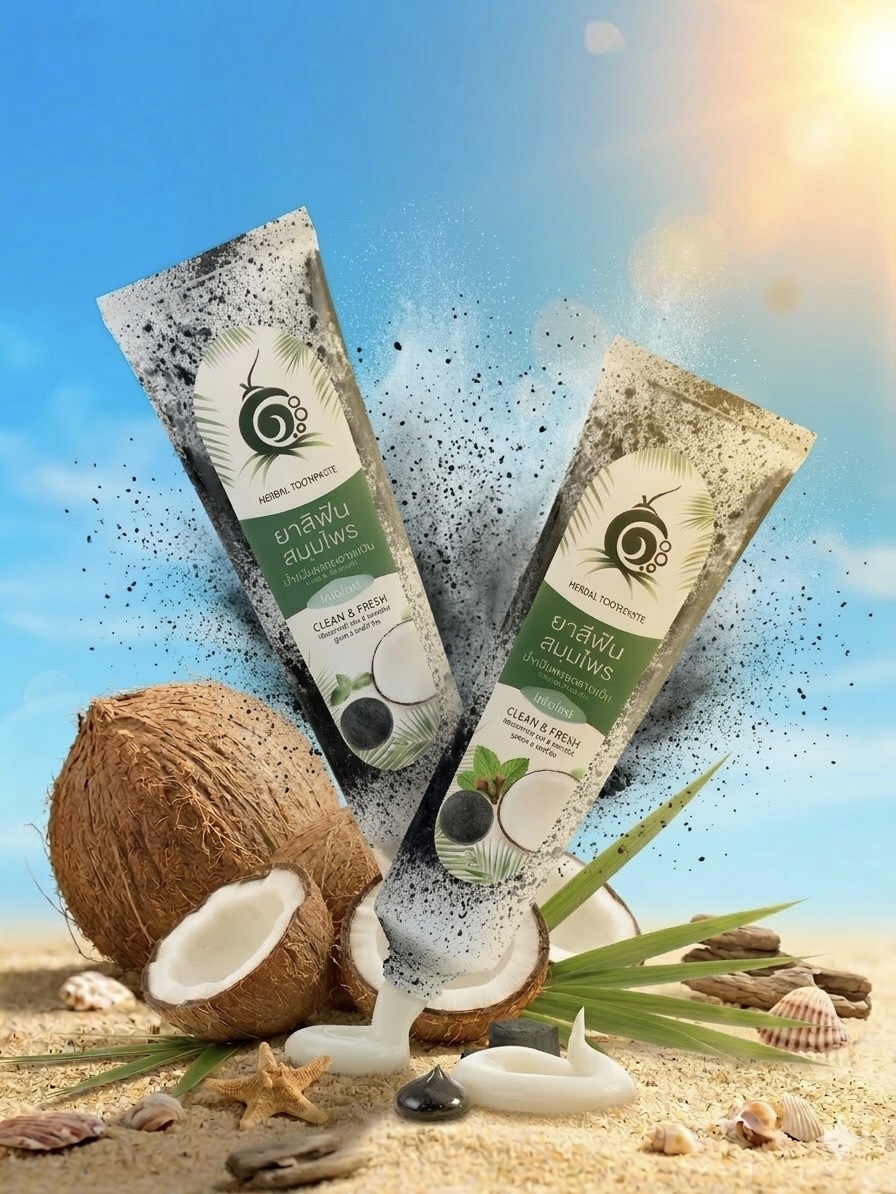 เซ็ทคู่ยาสีฟันสมุนไพร