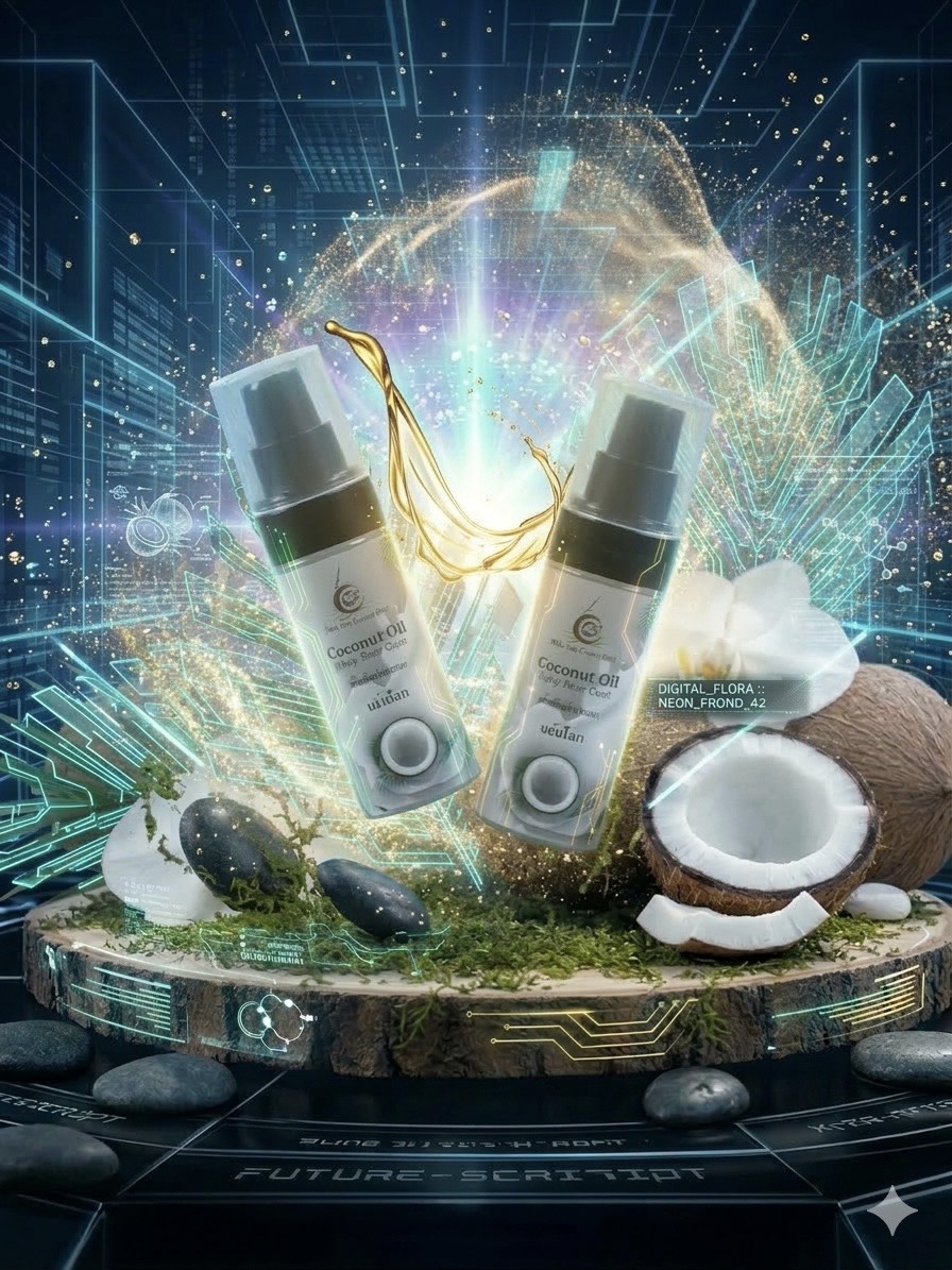 แพ็คคู่ออยใส่ผมน้ำมันมะพร้าว