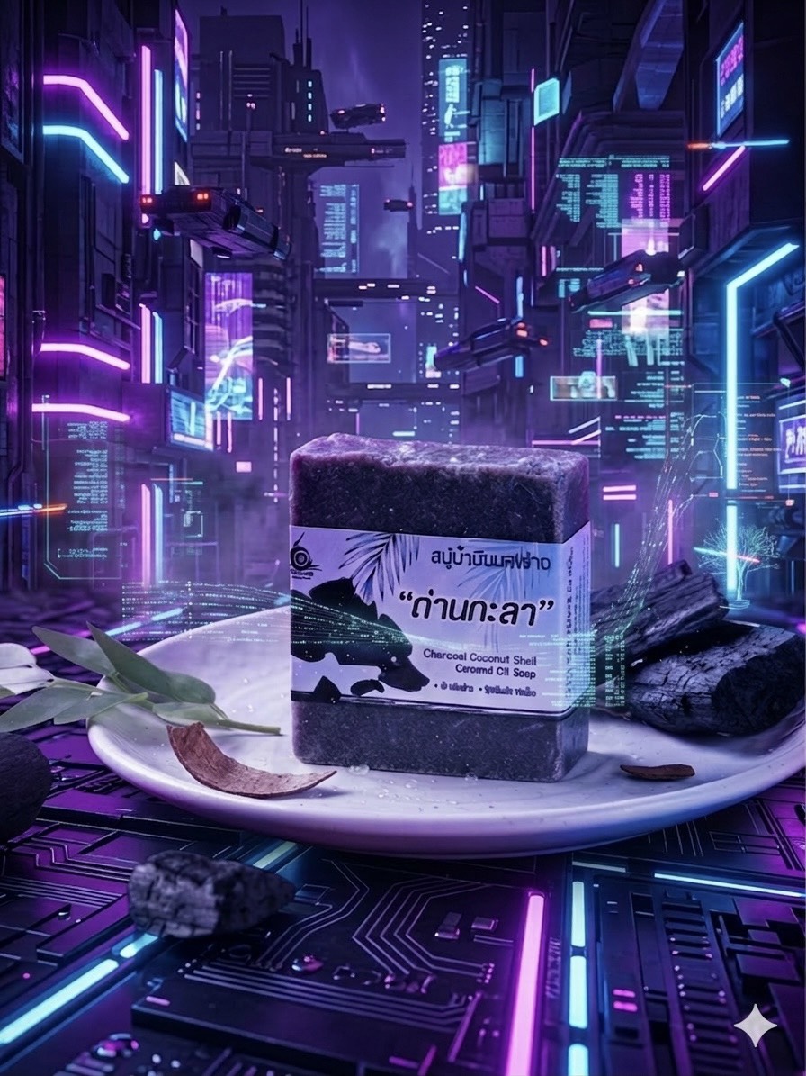 สบู่ถ่านกะลา