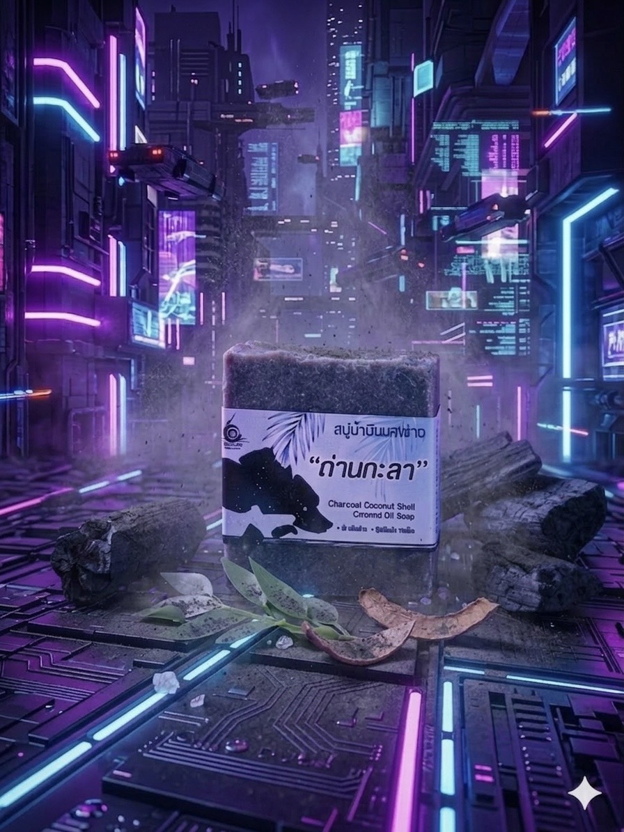 สบู่ถ่านกะลา