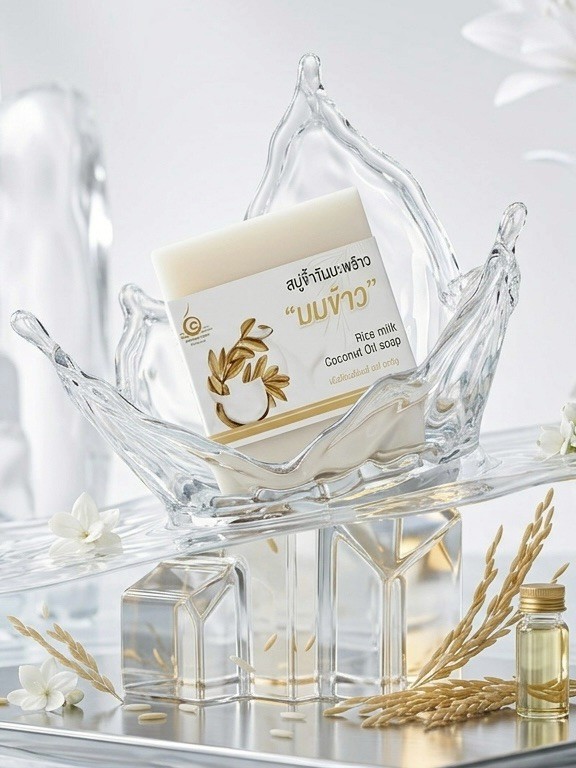 สบู่นมข้าว
