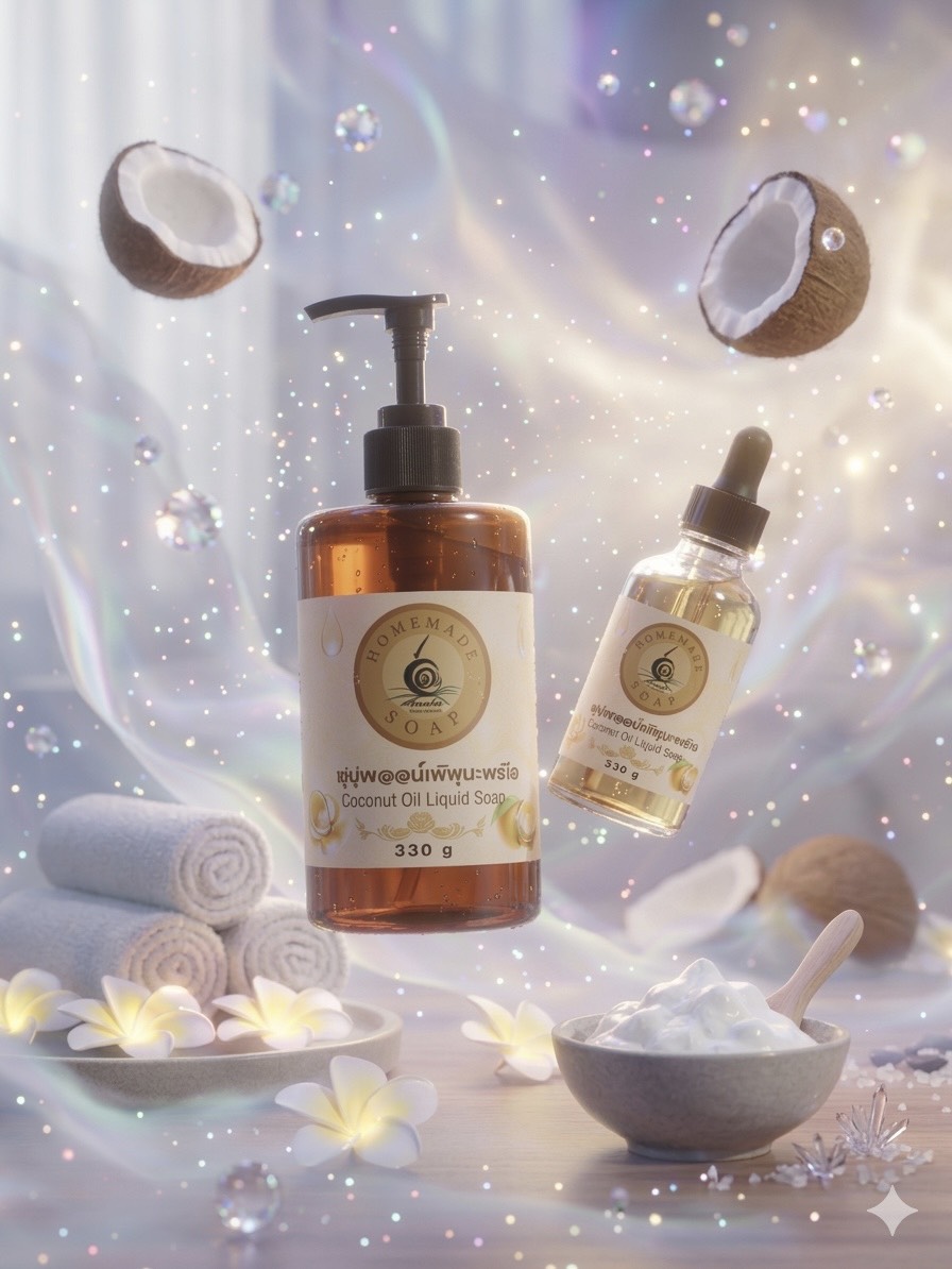 สบู่เหลวน้ำมันมะพร้าว