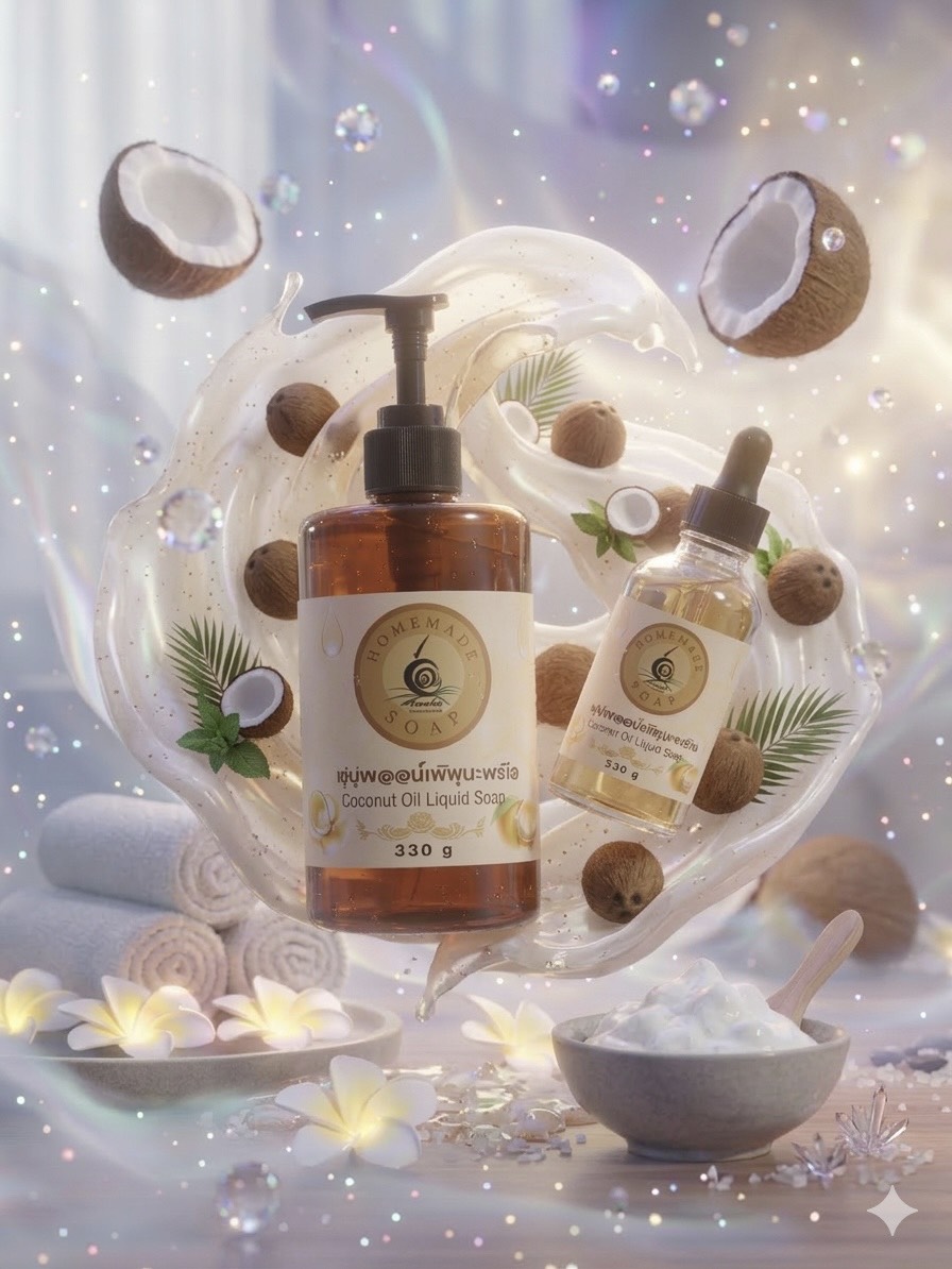 สบู่เหลวน้ำมันมะพร้าว