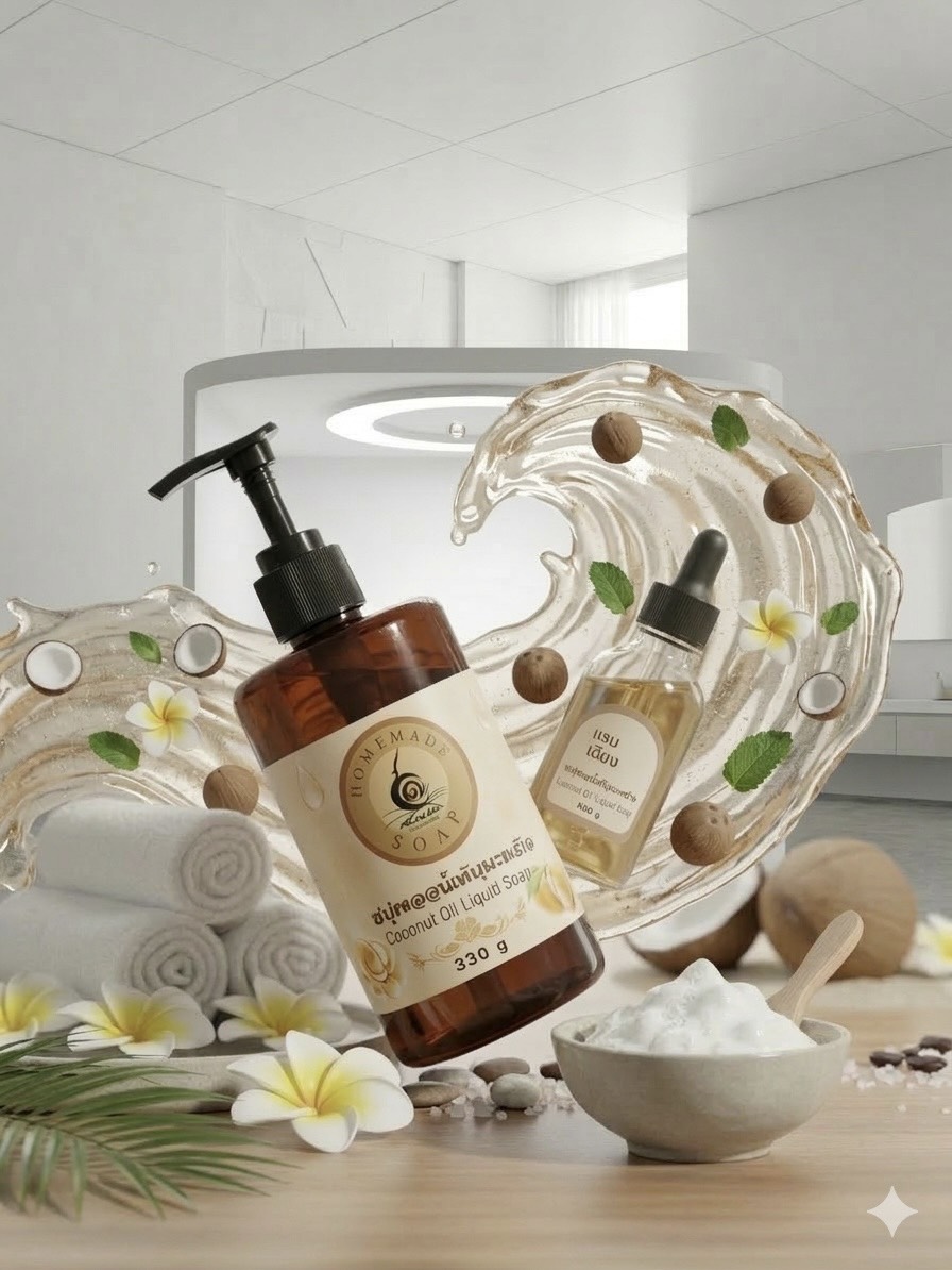 สบู่เหลวน้ำมันมะพร้าว