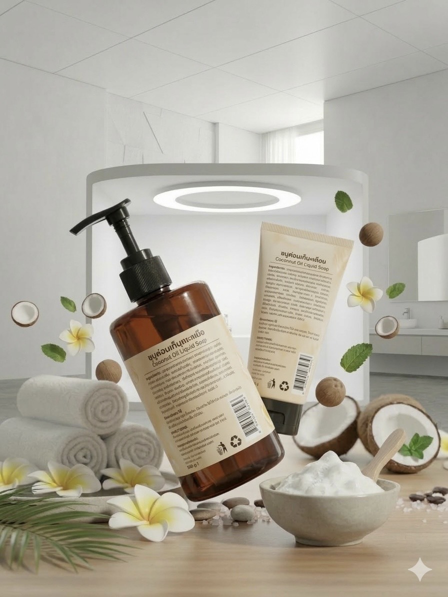 สบู่เหลวน้ำมันมะพร้าว