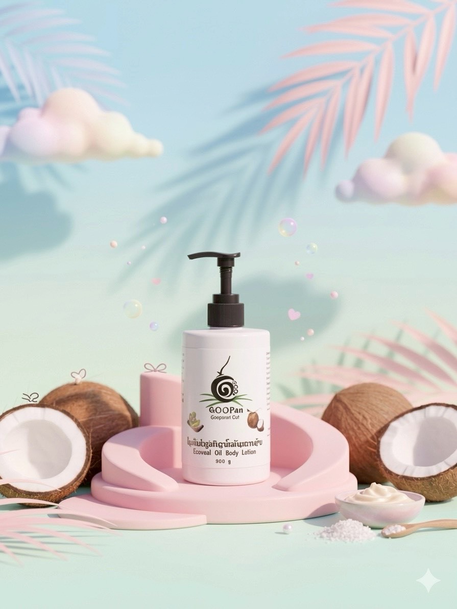 โลชันบำรุงผิวน้ำมันมะพร้าว