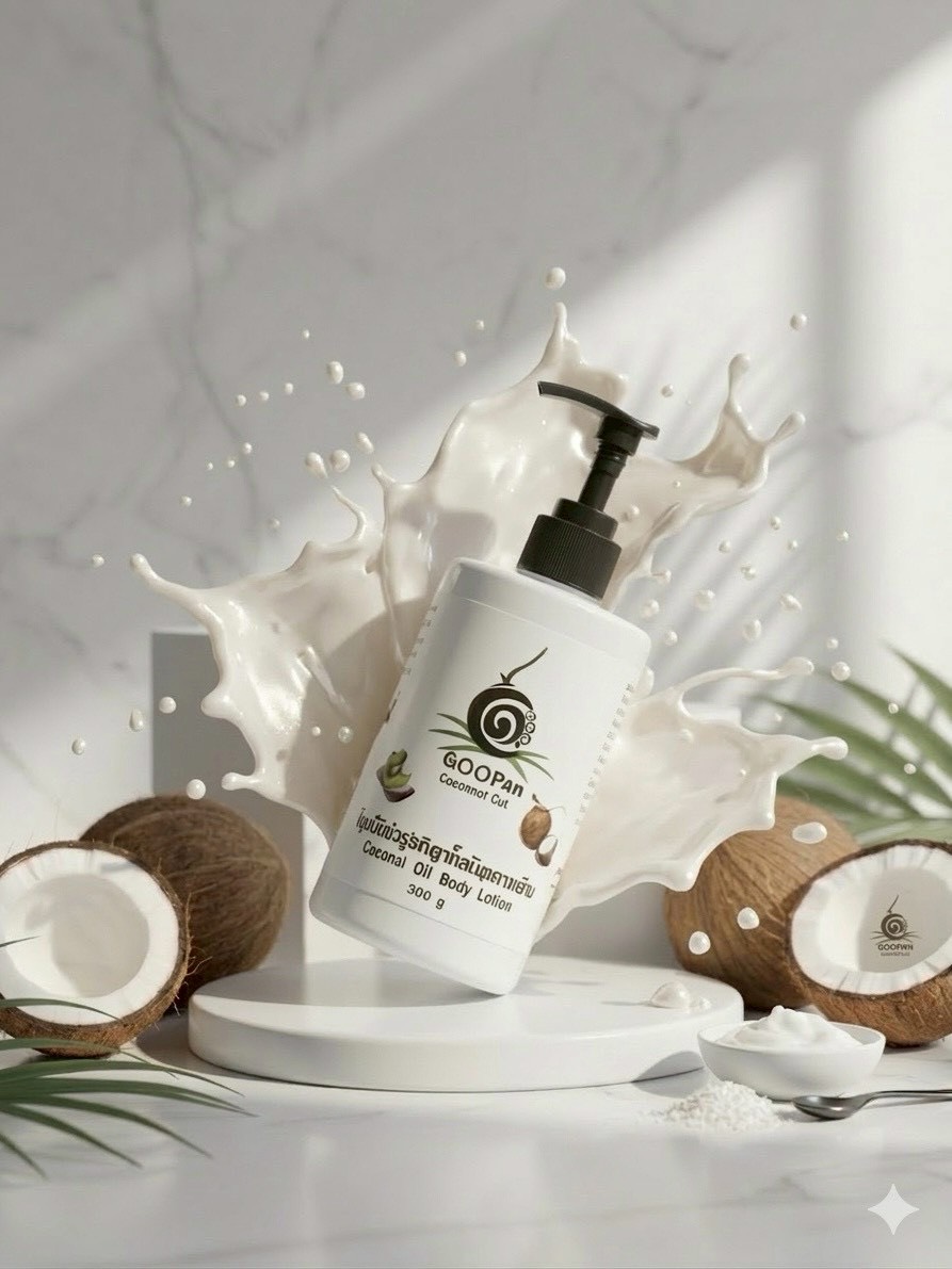 โลชันบำรุงผิวน้ำมันมะพร้าว