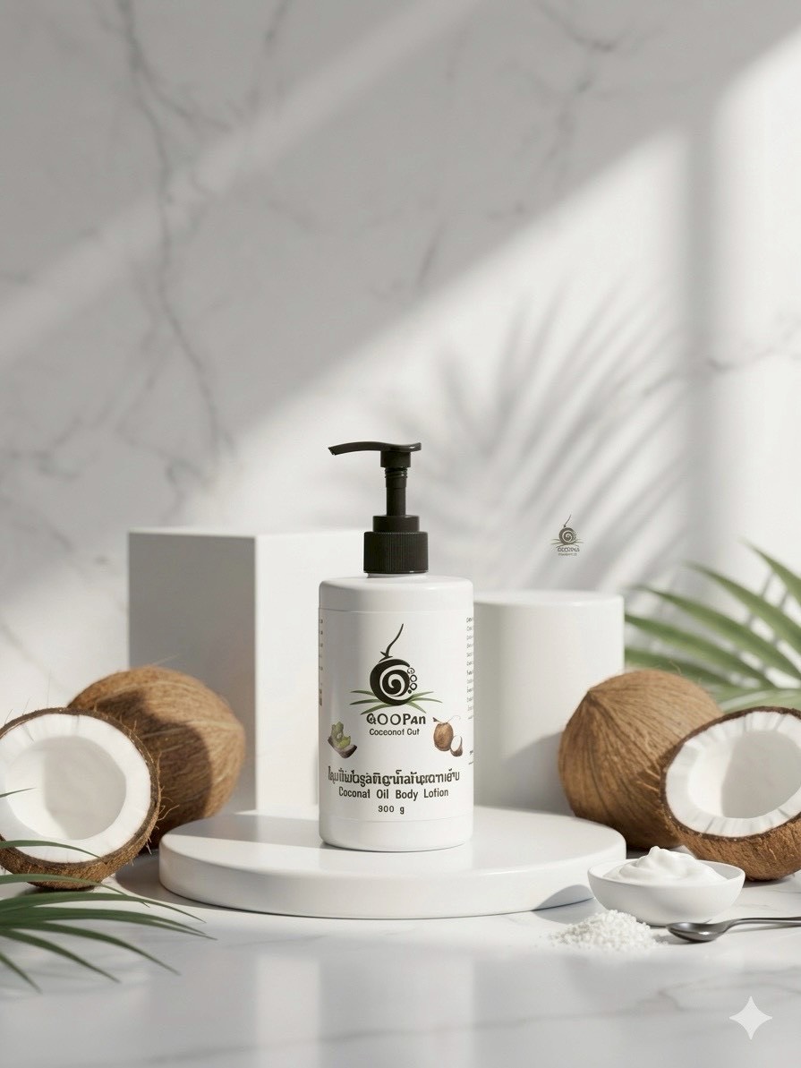 โลชันบำรุงผิวน้ำมันมะพร้าว