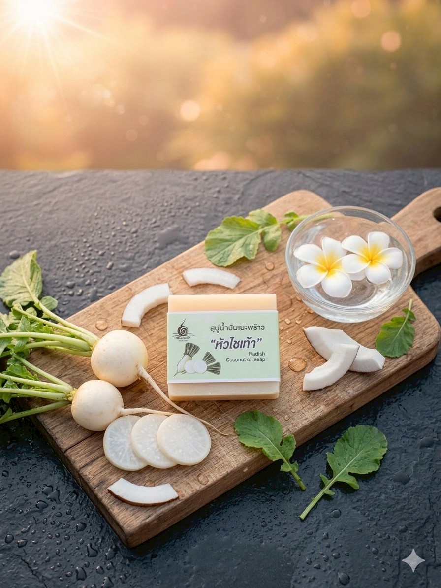 สบู่หัวไชเท้า