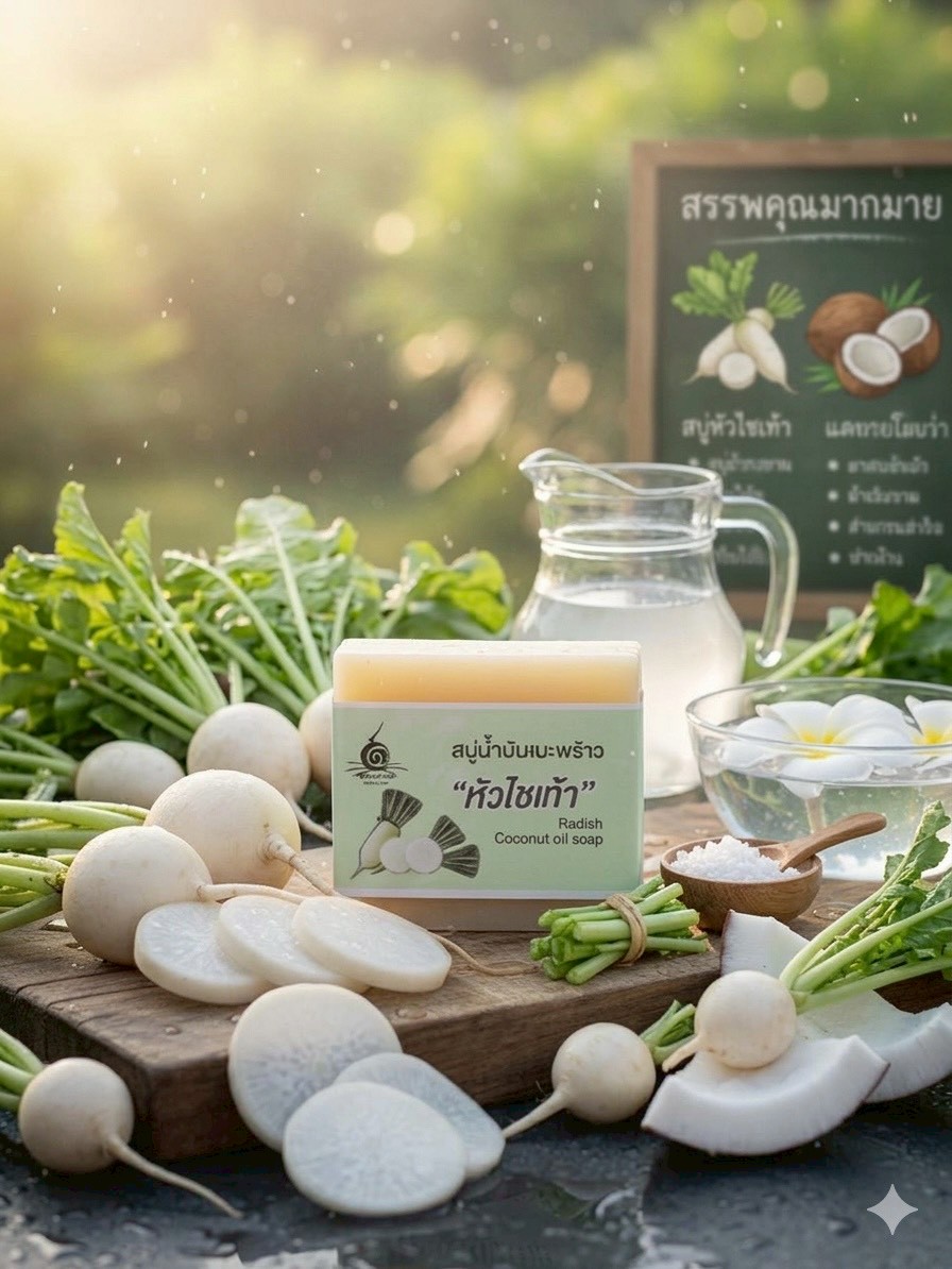 สบู่หัวไชเท้า